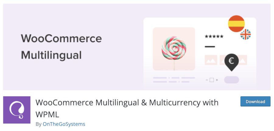 Plugin WooCommerce Multilingual & Multicurrency with WPML