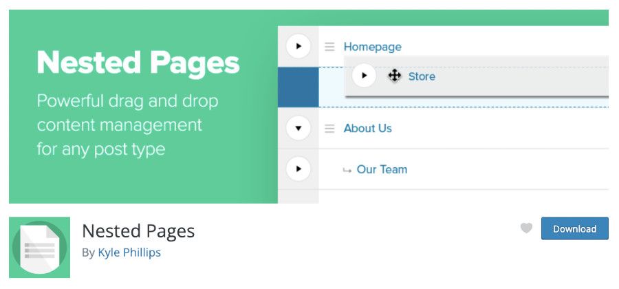 Plugin Nested Pages