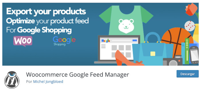 Plugin Woocommerce Google Feed Manager