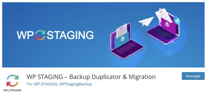 Plugin WP STAGING – Backup Duplicator & Migration