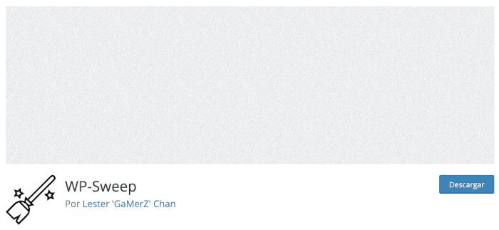Plugin WP-Sweep