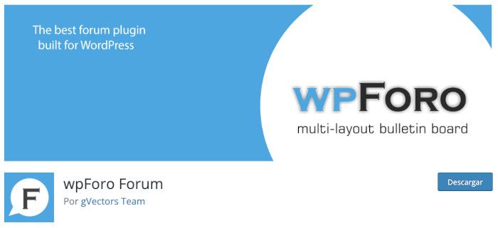 Plugin wpForo Forum