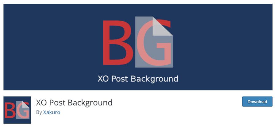 Plugin XO Post Background