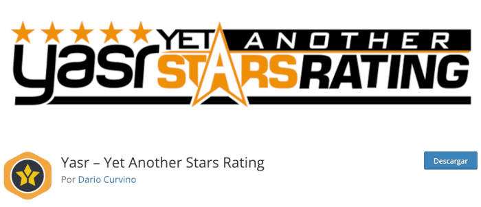 Plugin Yasr – Yet Another Stars Rating