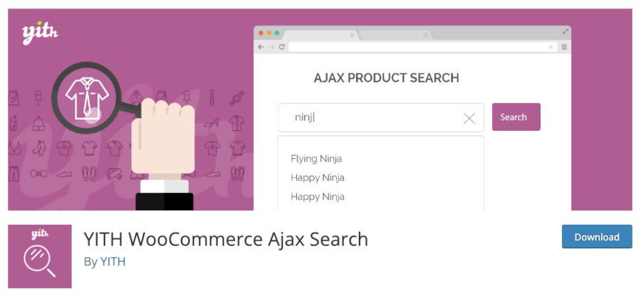 Plugin YITH WooCommerce Ajax Search
