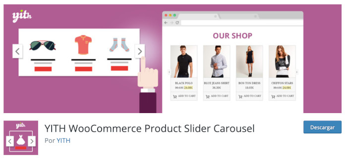 Plugin YITH WooCommerce Product Slider Carousel