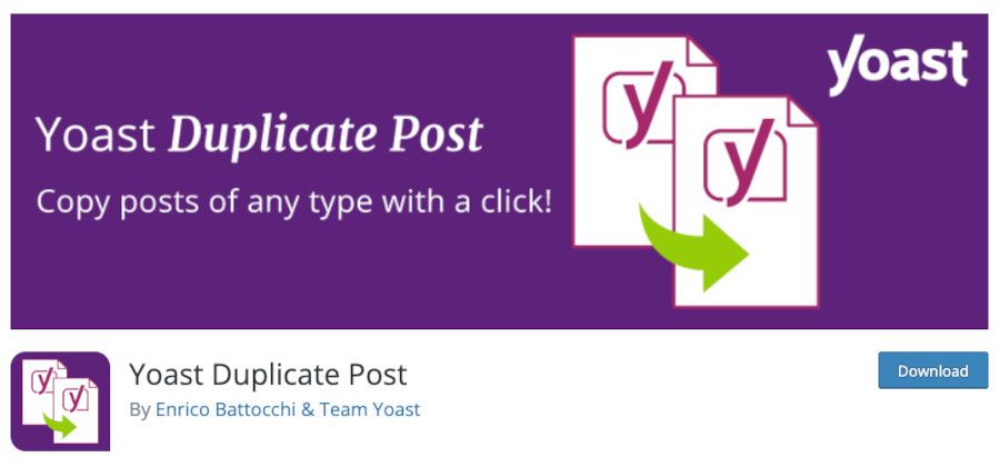 Plugin Yoast Duplicate Post