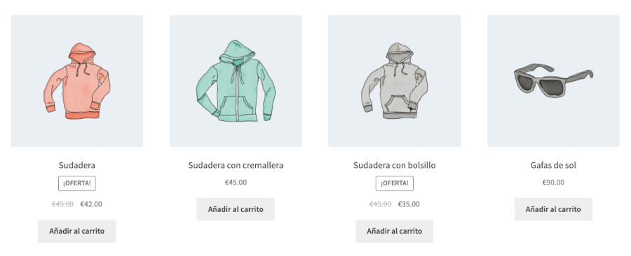 Visualización de productos populares de WooCommerce