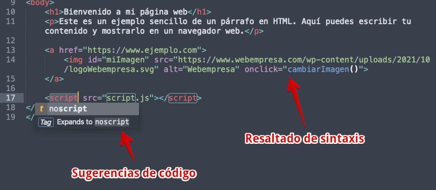 Sublime Text - Sugerencias de codigo