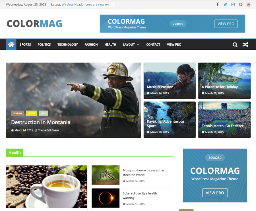 Tema ColorMag