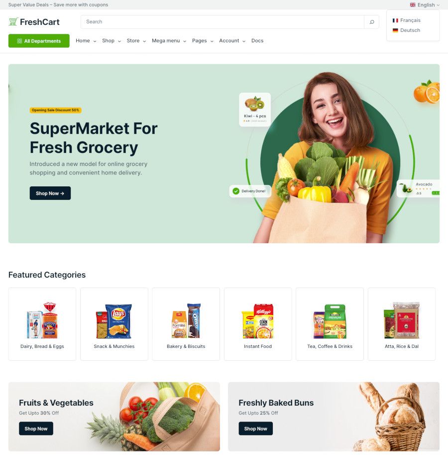 Tema FreshCart