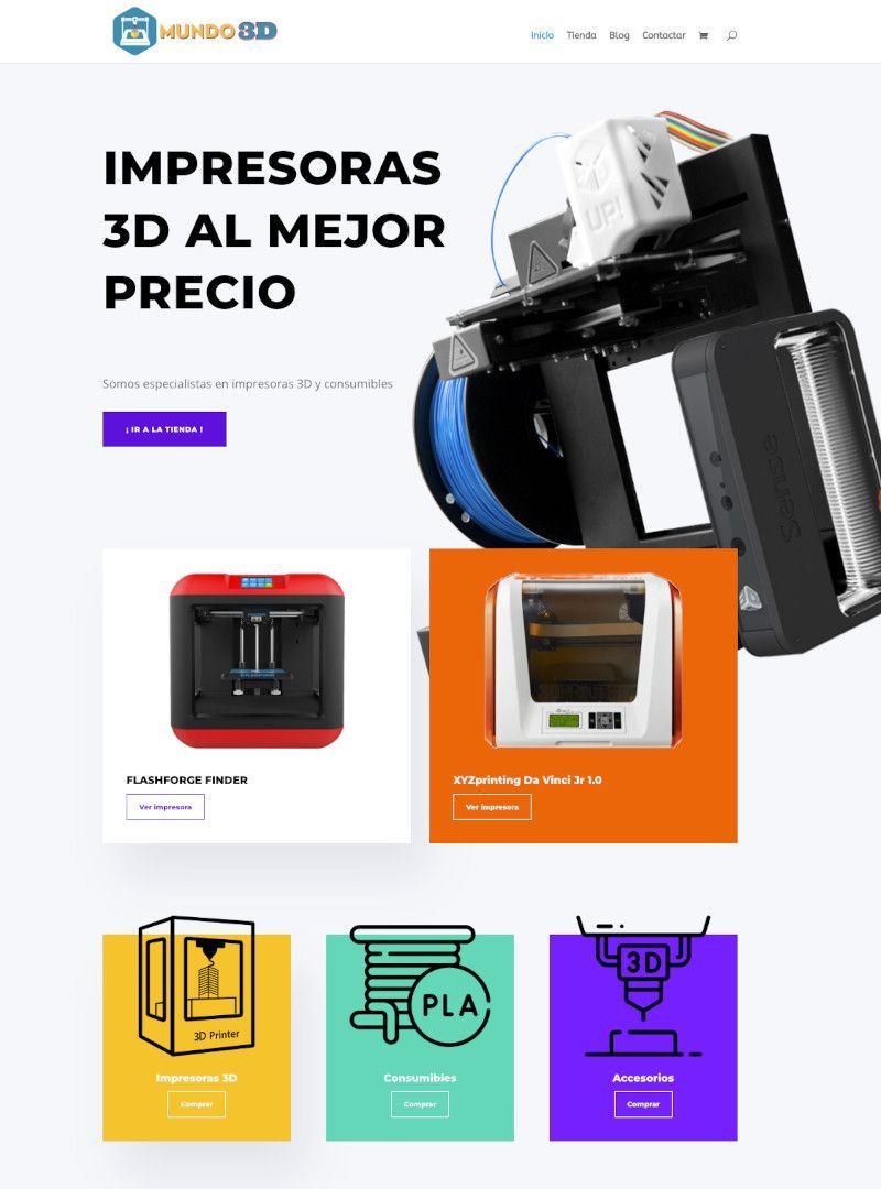 Tienda WooCommerce con Divi