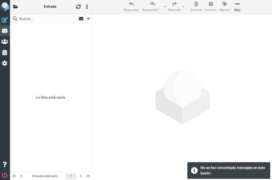 WePanel - Correo - Roundcube de Webmail desde herramientas