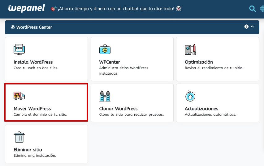 wepanel-wpcenter-mover-wordpress-herramienta wepanel-wpcenter-mover-wordpress-herramienta