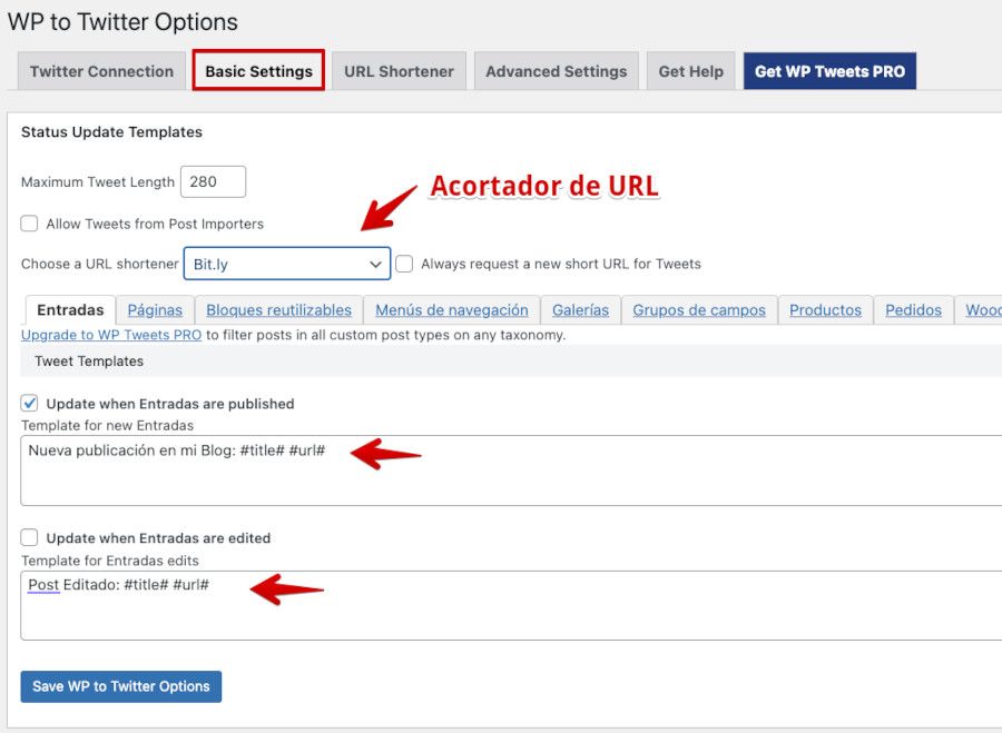 wp-to-twitter-opciones-basicas Opciones basicas de configuración de WP to Twitter