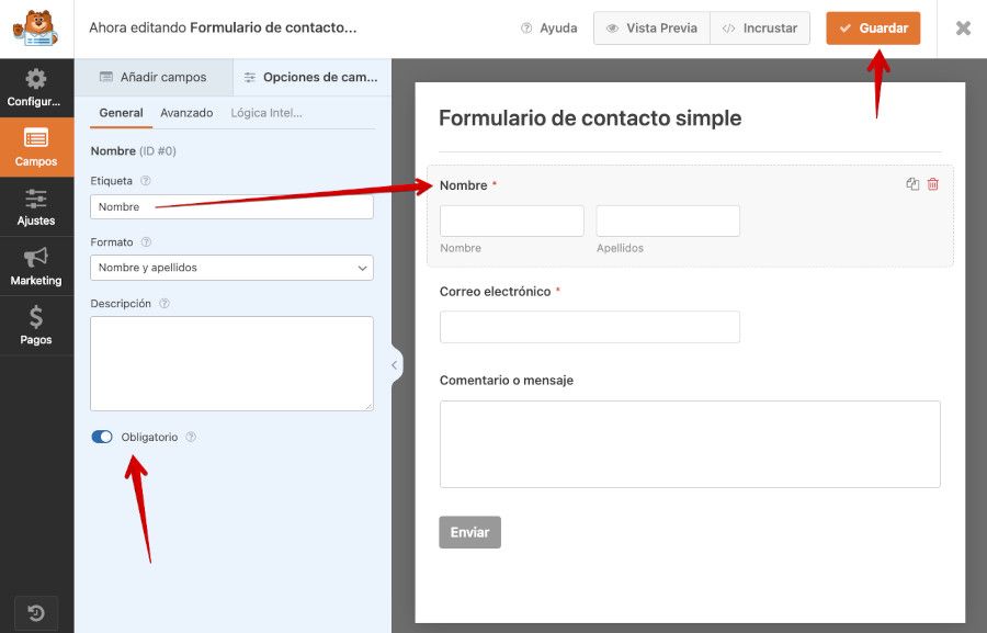 wpforms-ajustar-personalizar-campos Personaliar y ajustar los campos del formulario