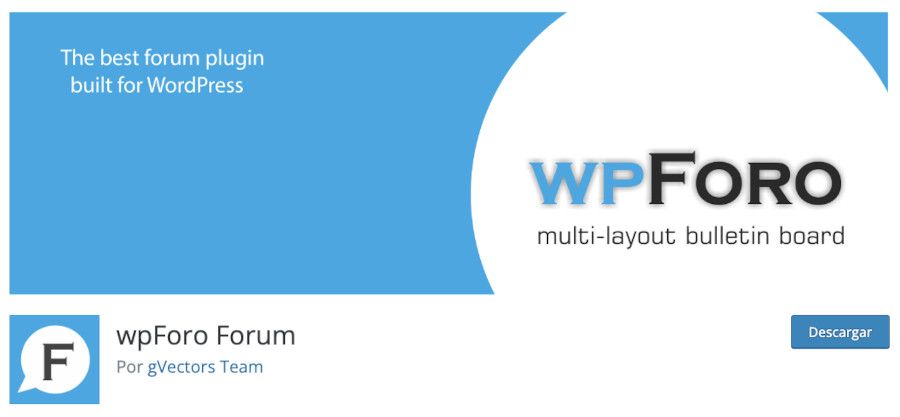 Plugin WpForo Forum para WordPress