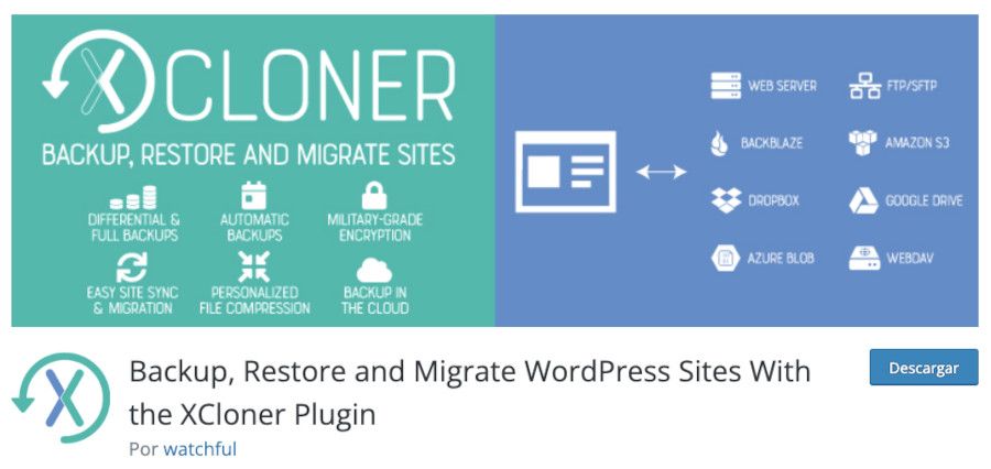 Backup, Restore and Migrate WordPress Sites With the XCloner Plugin