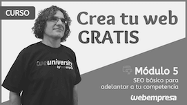 Curso crea tu web gratis Módulo 5 no disponible