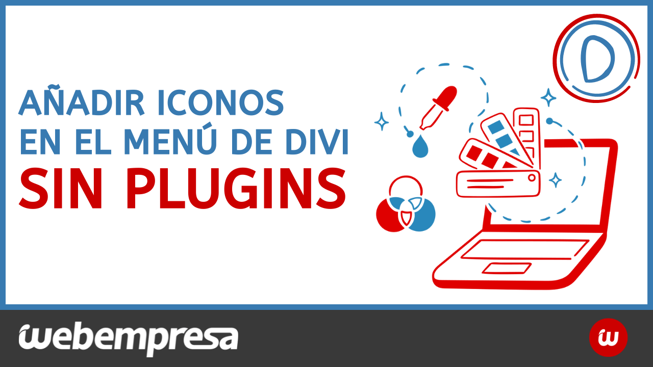 Añadir Iconos en el menú de Divi sin plugins