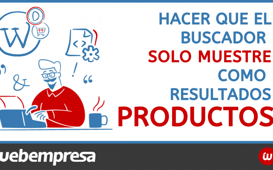 Hacer que el buscador solo muestre como resultados productos