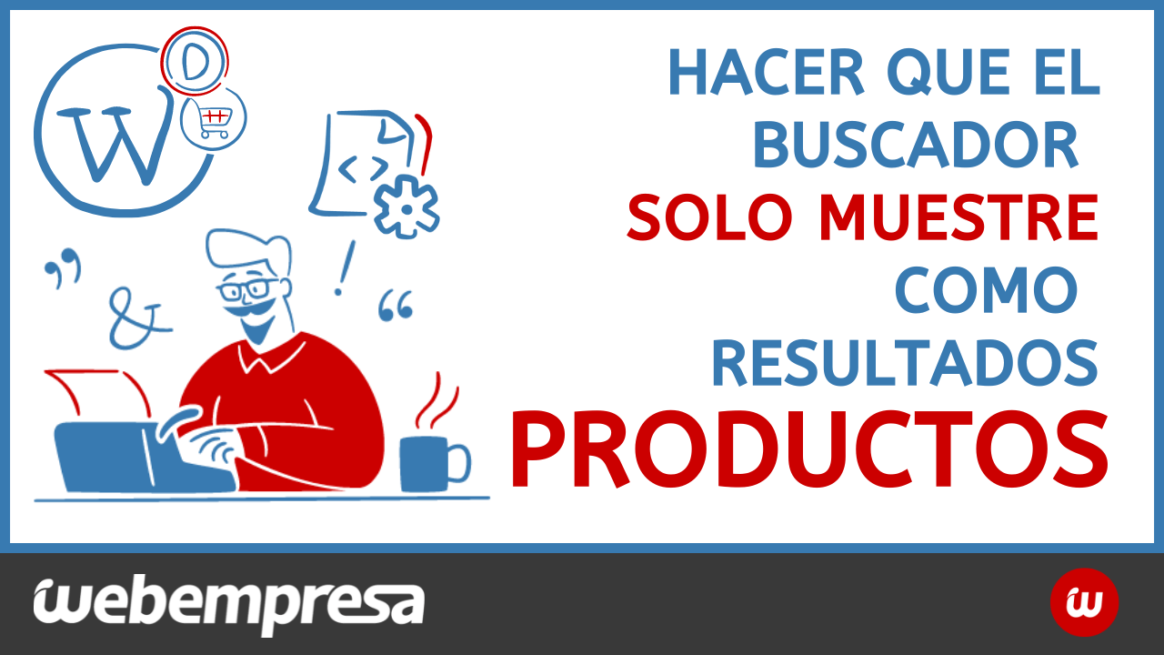 Hacer que el buscador solo muestre como resultados productos