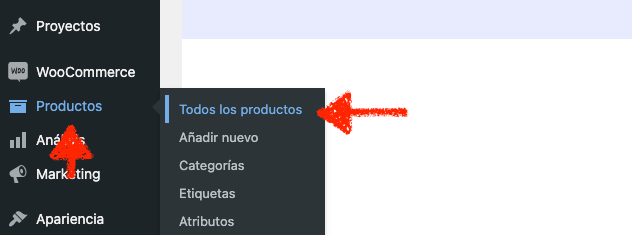 Exportar productos WooCommerce