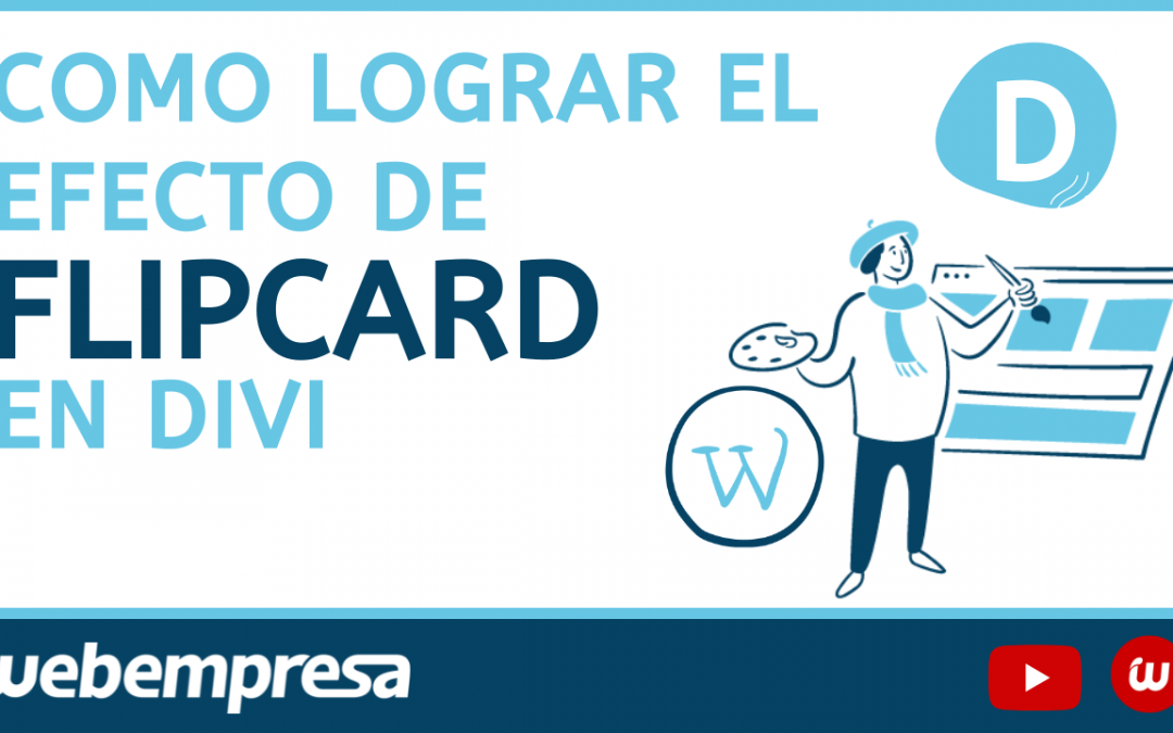 Como lograr el efecto de flipcard en Divi