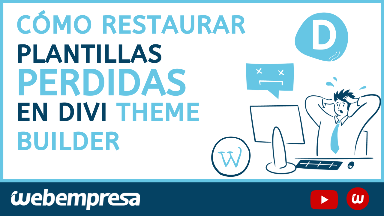 Cómo restaurar plantillas perdidas de Divi Theme Builder