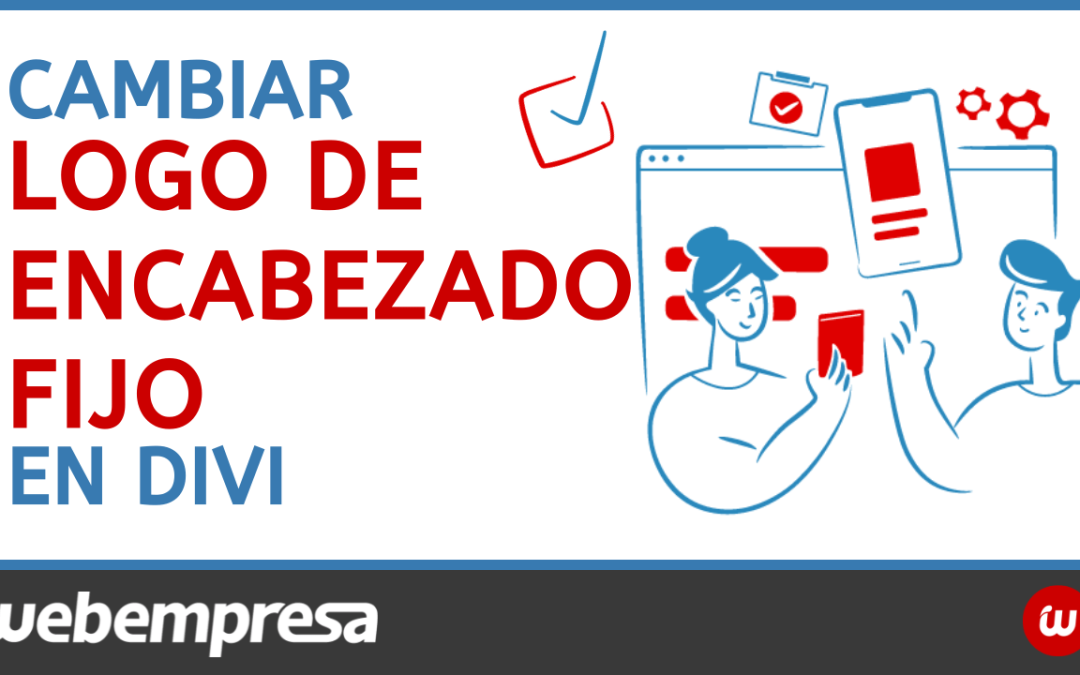 Cambiar logo de encabezado fijo en Divi