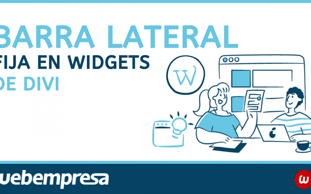 Barra lateral fija en widgets de Divi