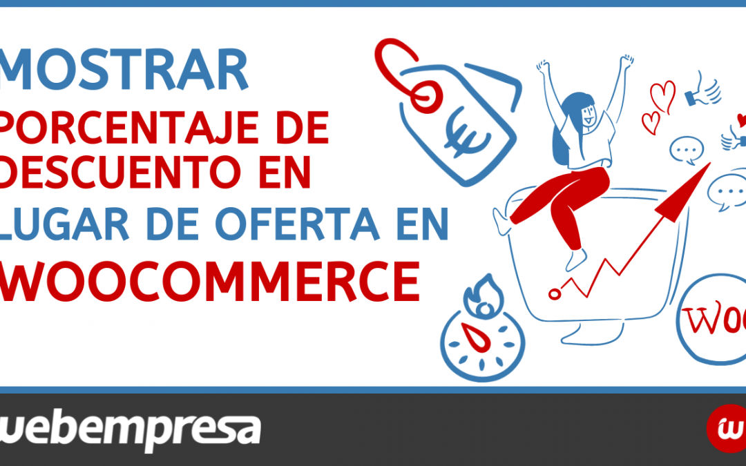 Mostrar porcentaje de descuento en lugar de oferta en Woocommerce