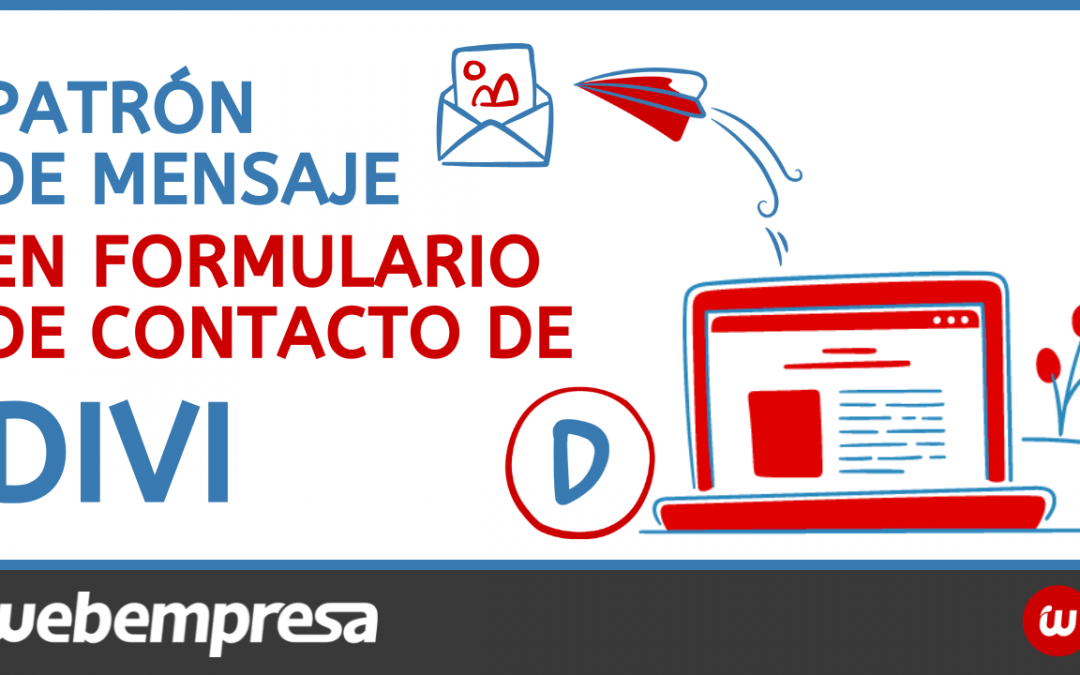 Patrón de mensaje en formulario de contacto con DIVI