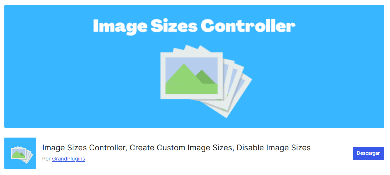plugin image sizes controller