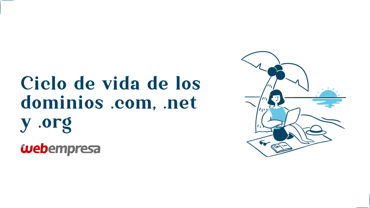 Ciclo de vida de dominios .com, .net y .org