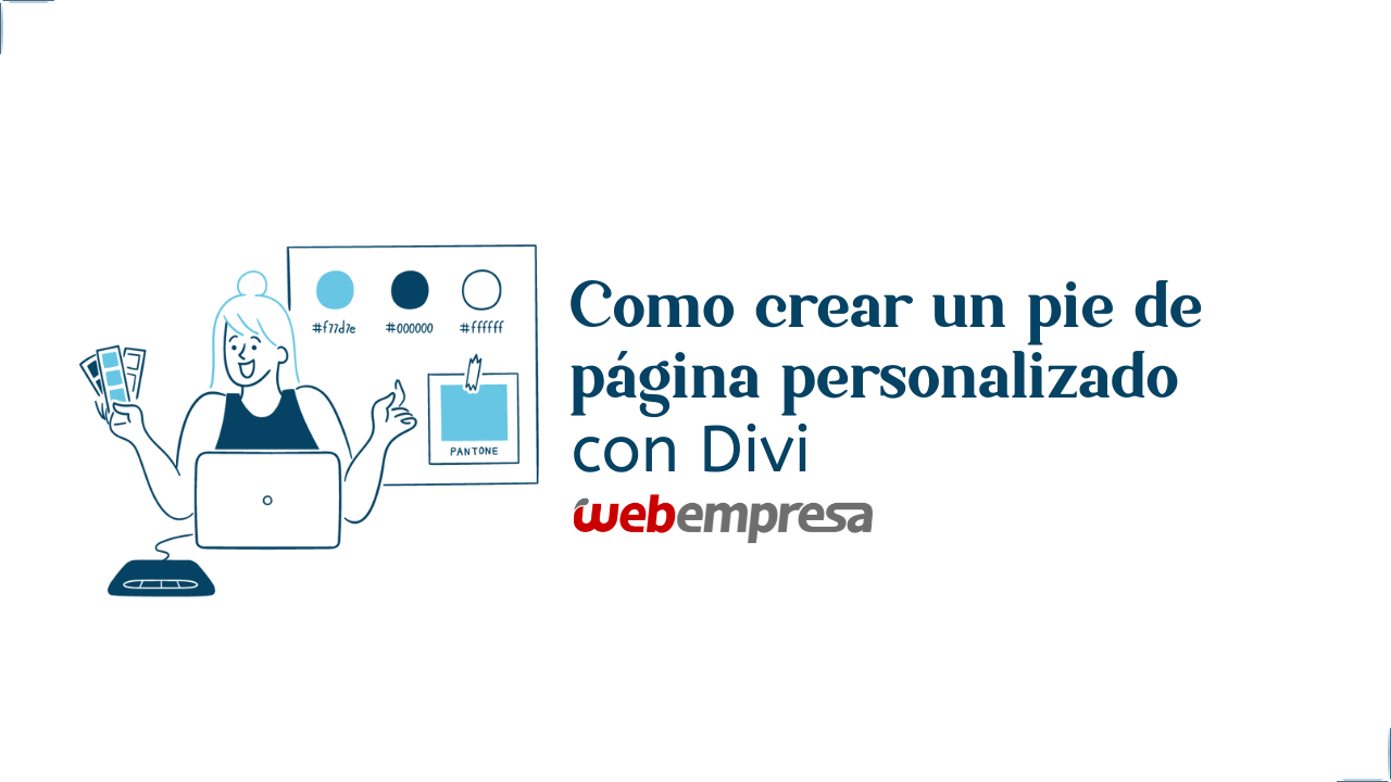 Como crear un pie de página personalizado con Divi