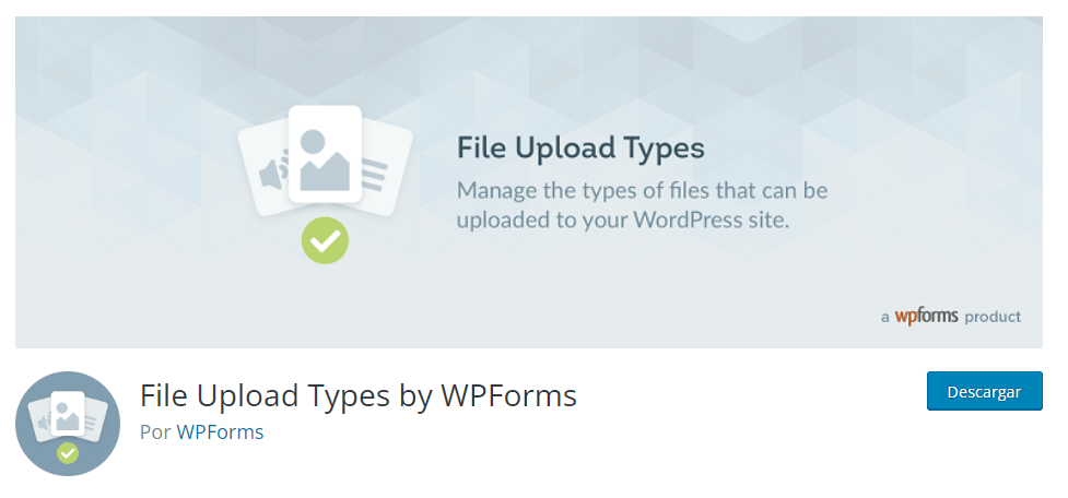 File Upload Types by WPForms