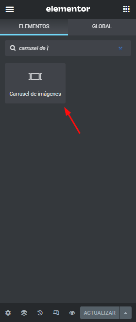 Carrusel de Imágenes de Elementor