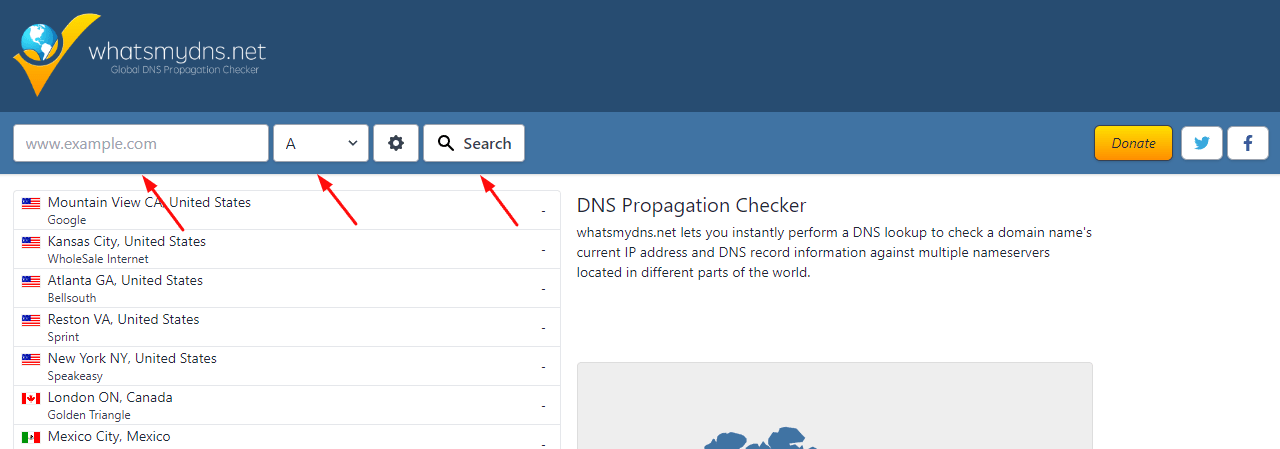 propagación de dns del subdominio