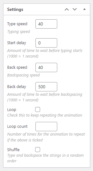 efecto máquina de escribir en textos de wordpress