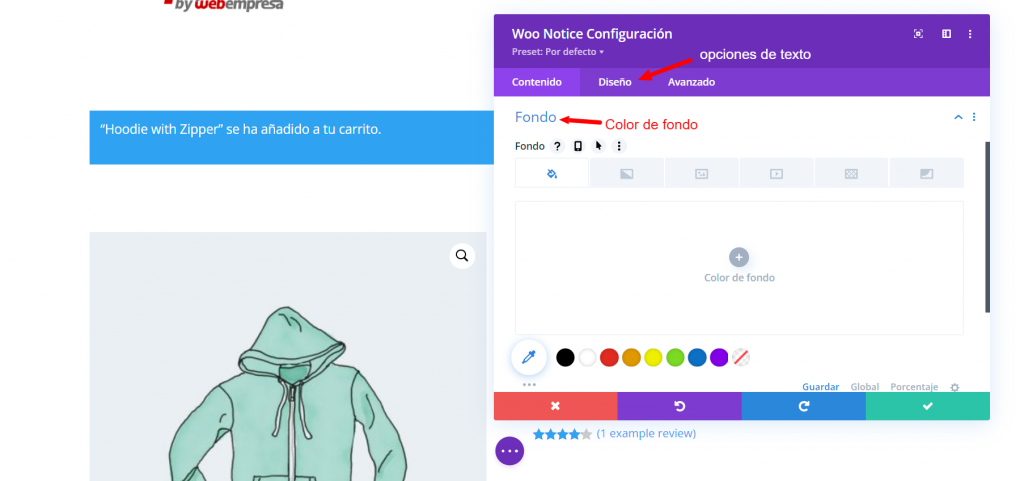 modificar producto de woocommerce con divi