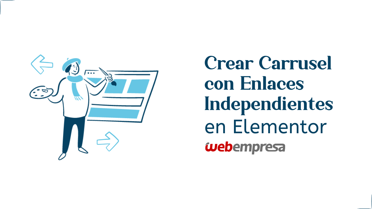 Crear Carrusel con Enlaces Independientes en Elementor