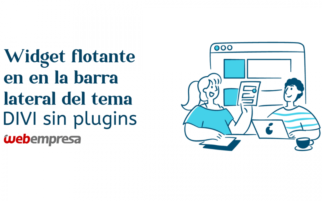 Widget flotante fijo en la barra lateral de DIVI sin plugins
