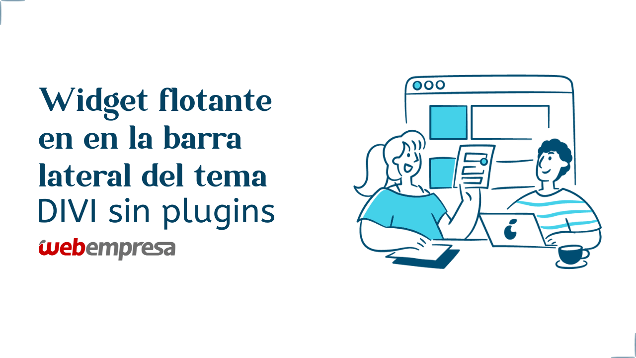 Widget flotante en la barra lateral de tema DIVI sin plugins
