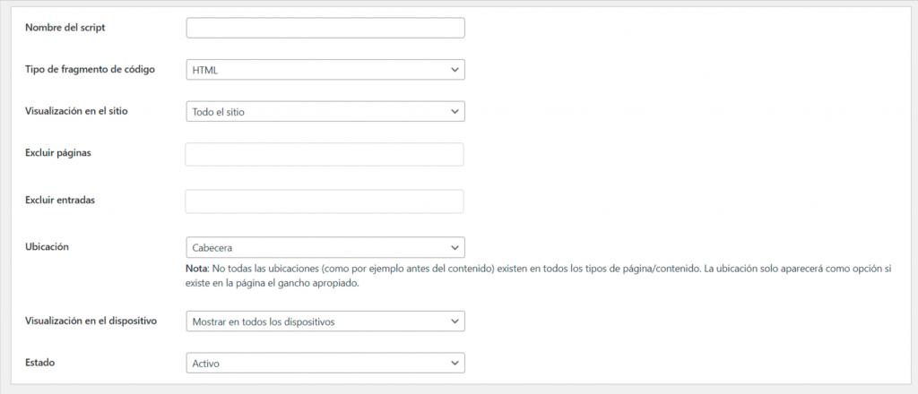 páginas de WordPress específicas Bootstraps icons