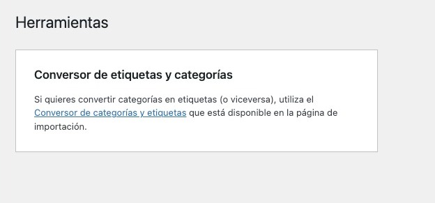 convertir categorías en etiquetas y viceversa