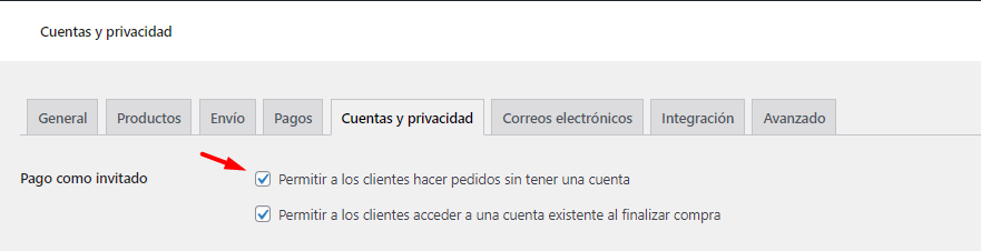 compras sin registro woocommerce