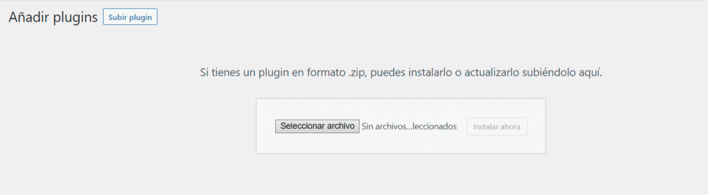 añadir nuevo plugin de WooCommerce