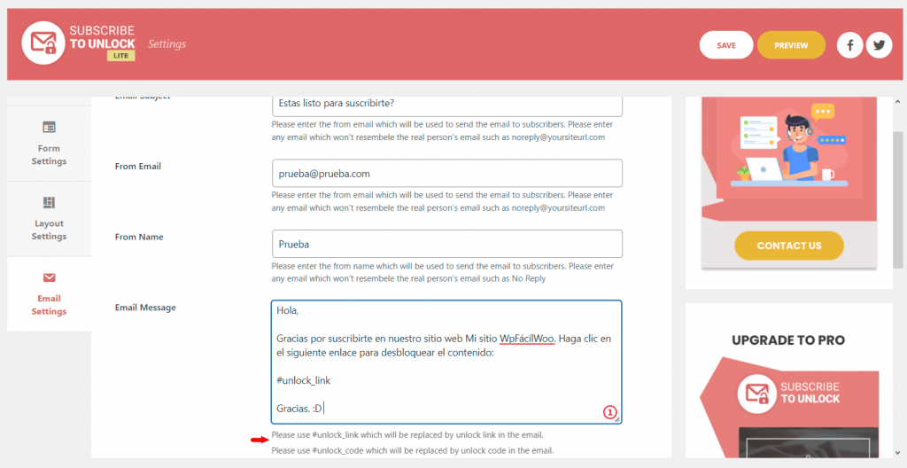 desbloquear contenido en WordPress