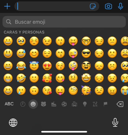 emojis en iphone